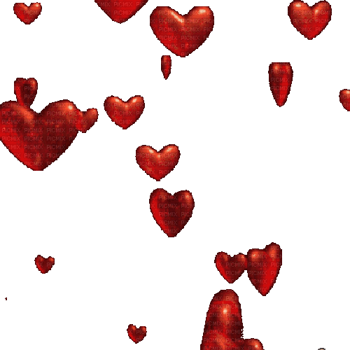 Hearts deco - GIF animasi gratis