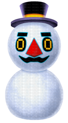 Animal Crossing New Leaf Snowman - png ฟรี
