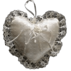 lace heart - nemokama png