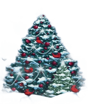 loly33 sapin hiver - Free PNG