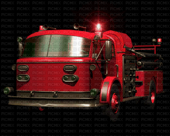 Fire Truck - Ingyenes animált GIF