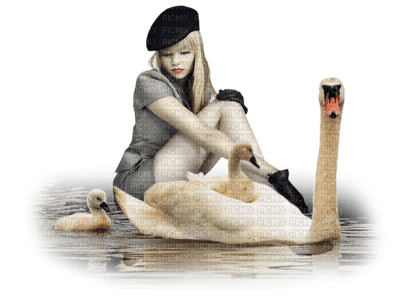 woman with animal bp - 免费PNG