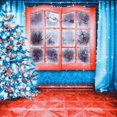 soave background animated christmas vintage tree - Ingyenes animált GIF