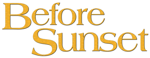 Before Sunset.Text.yellow.Victoriabea - kostenlos png