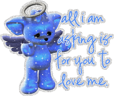 blue glitter cat - Бесплатни анимирани ГИФ