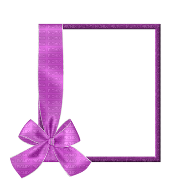 Kaz_Creations Deco Frames Frame  Ribbons Bows  Colours - ilmainen png