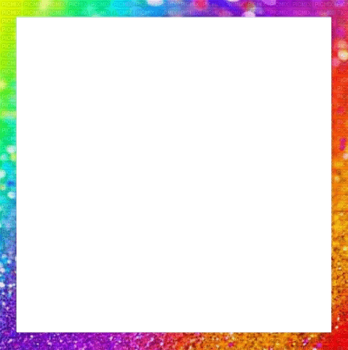 Rainbow frame - png gratis