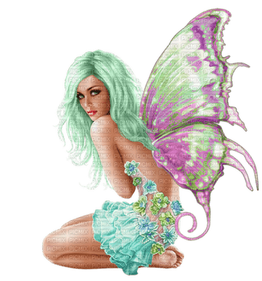 Kaz_Creations Woman Femme Fairy  Colours Colour-Girls - zadarmo png
