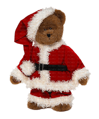 Kaz_Creations Christmas Teddy Bear Red - zadarmo png