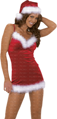Kaz_Creations Red Sexy Christmas Woman Femme - ücretsiz png