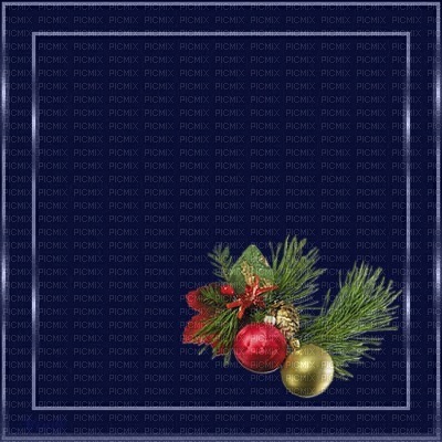 background-christmas-deco-blue - png ฟรี