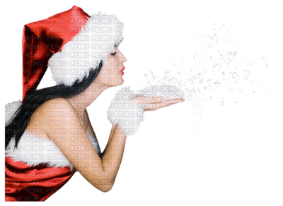 christmas-jul-woman-kvinna-minou52 - png gratis