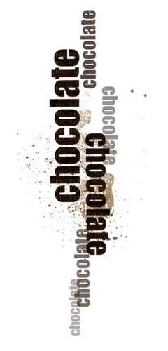 Chocolate.Text.Deco.brown.Victoriabea - δωρεάν png