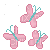 fluttershy cutiemark pixel - Бесплатный анимированный гифка