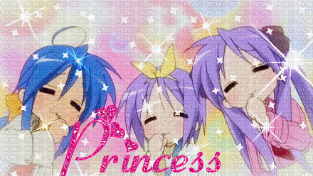 konata tsukasa kagami princess - GIF animasi gratis