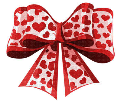 Kaz_Creations Valentine Deco Love Hearts Ribbons Bows - ilmainen png