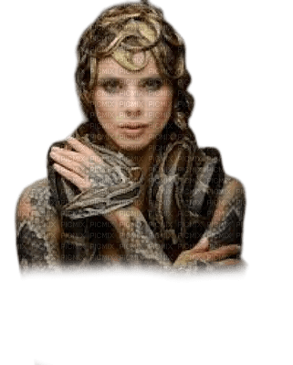 mujer y serpiente by EstrellaCristal - png gratuito