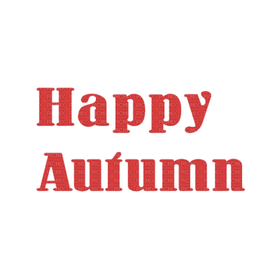 text autumn automne - kostenlos png