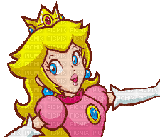 princess peach - GIF animasi gratis