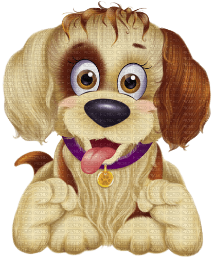 Y.A.M._Summer little animals dog - Free PNG