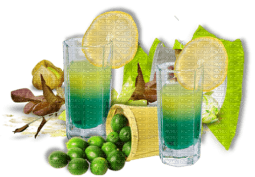Lemon.Citron.Limón.Lemonade.green.Victoriabea - PNG gratuit