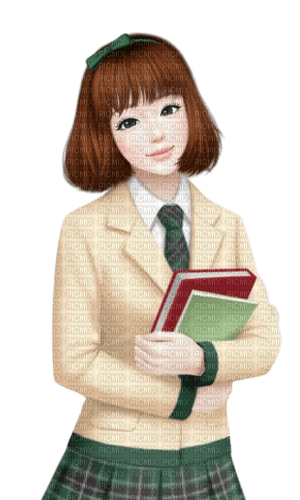 Lovely girl by Mellow SCHOOL - gratis png