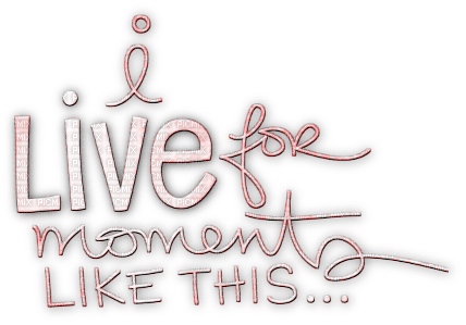 soave text live moment like pink - PNG gratuit