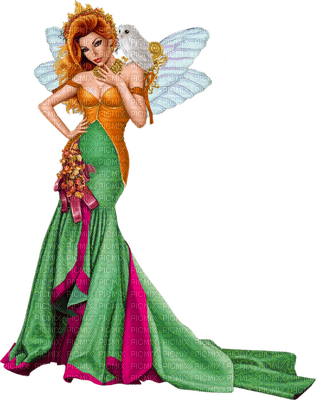 Kaz_Creations Woman Femme Fairy - png gratis