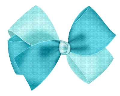 teal bow - 無料png