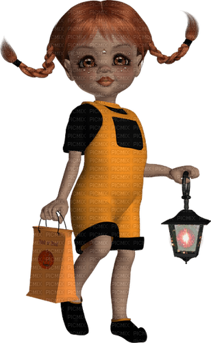 Kaz_Creations Dolls-Halloween - PNG gratuit