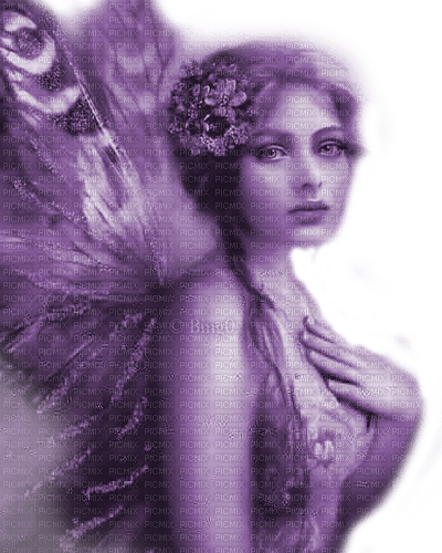 Y.A.M._Fantasy fairy purple - PNG gratuit