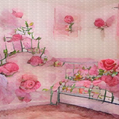 Pink Floral Nursery - PNG gratuit
