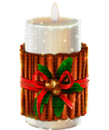 christmas candle by nataliplus - Δωρεάν κινούμενο GIF