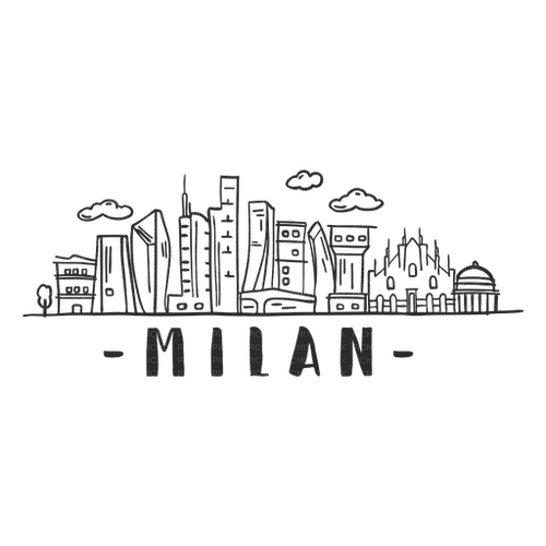 Milan City Italy Text - Bogusia - 免费PNG