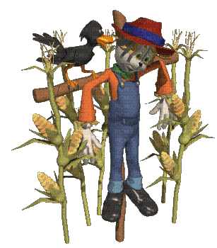 farm scarecrow bp - GIF animado grátis