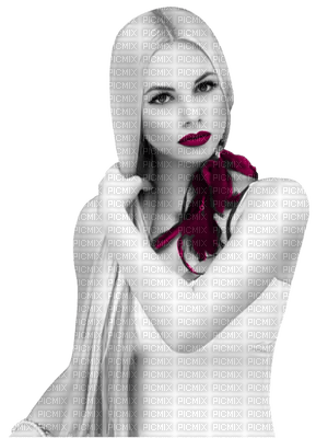 Woman White Violet  - Bogusia - ilmainen png