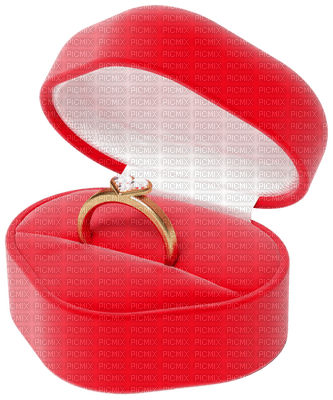 heart box ring - ücretsiz png