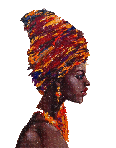african woman hat glitter animated - Bezmaksas animēts GIF