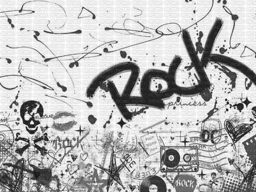 Emo rock background - Free PNG