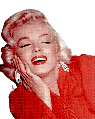 Marilyn Monroe red - безплатен png