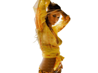 woman in yellow by nataliplus - bezmaksas png