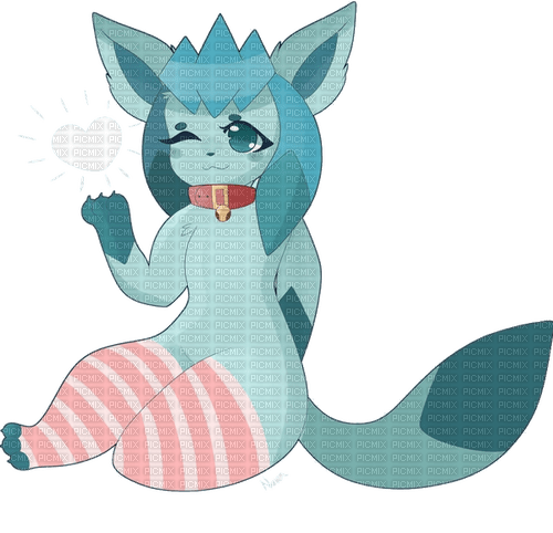 Glaceon thigh highs - PNG gratuit