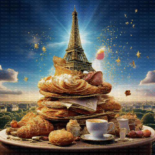 Background Paris Gif - Bogusia - GIF animado gratis