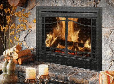 fire place - Free animated GIF