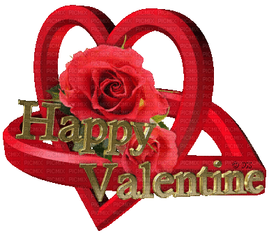 Happy Valentine valentin - Бесплатный анимированный гифка