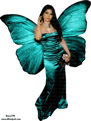 Butterfly dress bp - png gratuito