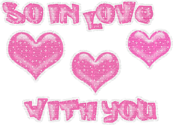 Kaz_Creations Logo Text So In Love With You - Gratis animeret GIF