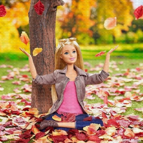 Barbie Autumn - PNG gratuit