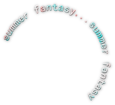 soave text summer fantasy pink teal - PNG gratuit