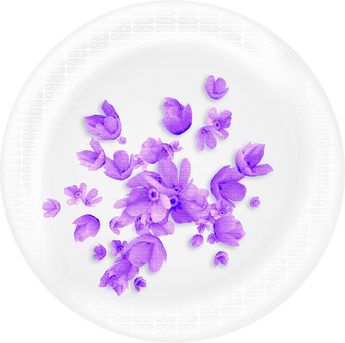 Bubble.Flowers.Purple - kostenlos png